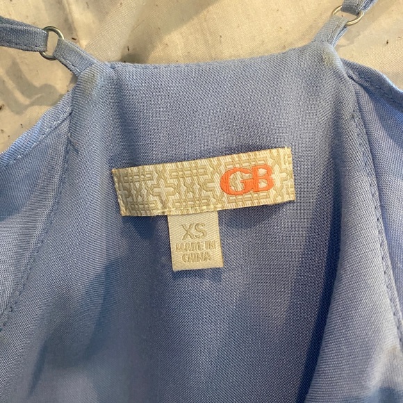 Blue cocktail wrap dress - Picture 4 of 4